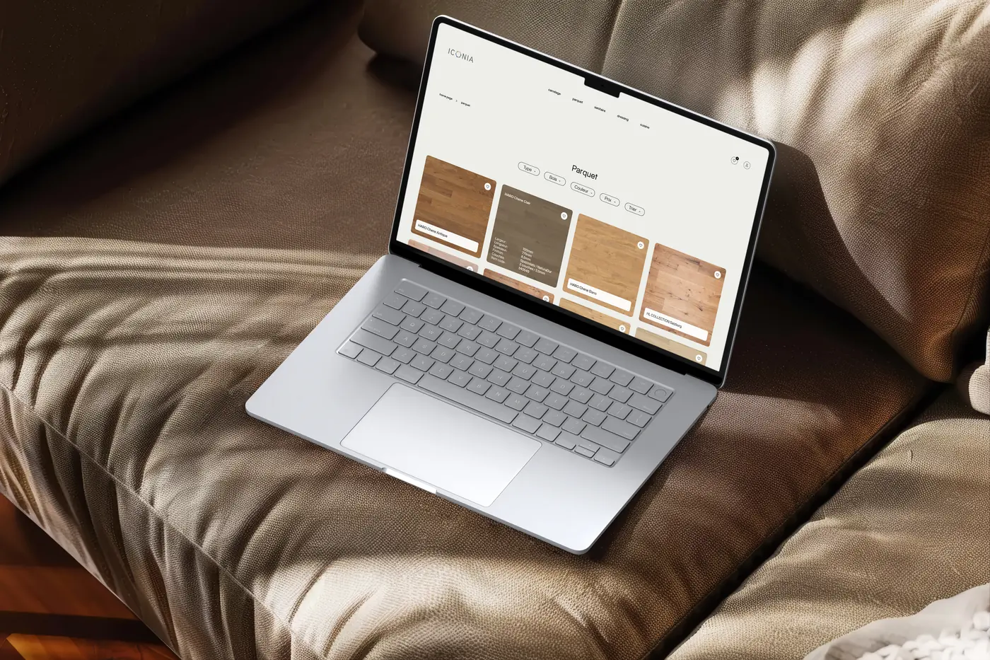 Web design e-commerce — Iconia